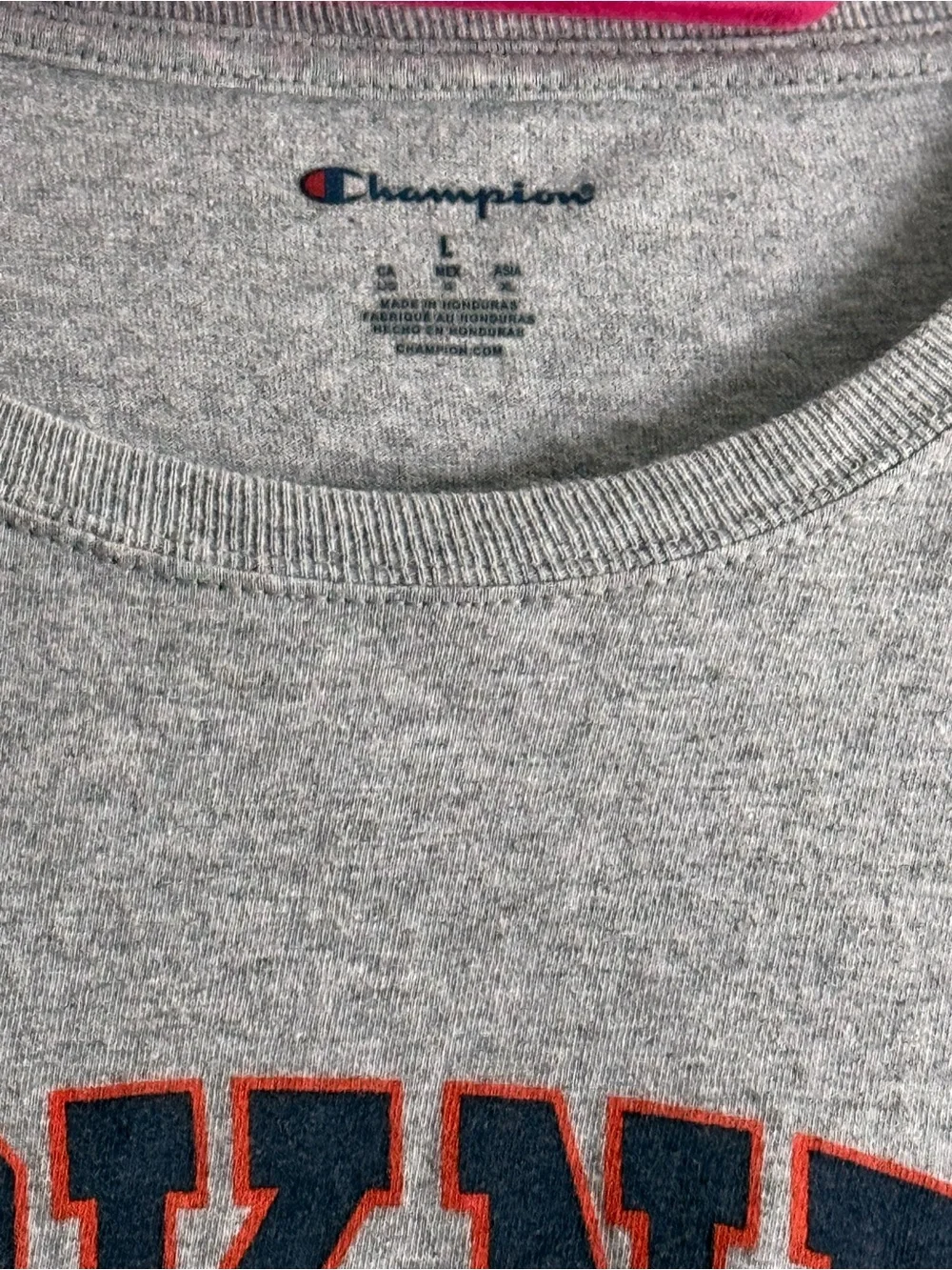 Champion Men’s Bucknell Gray Tee Shirt L - Picture 2 of 4
